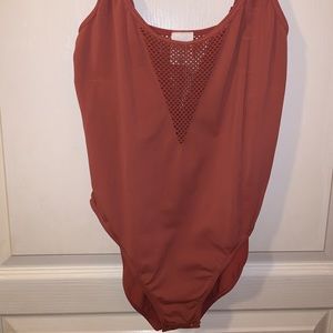 PINK Victoria’s Secret deep blush bodysuit